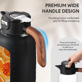 Olivego thick silicone sleeve protects glass during fridge storage and daily use