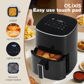 OLIXIS Air Fryer 12in1 panel highlights versatile cooking functions for daily meals.