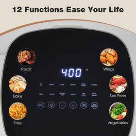 OLIXIS Air Fryer steam custard mode lets creamy desserts feel approachable.