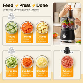 OLIXIS 600W motor powers chopping frozen fruit with consistent results.