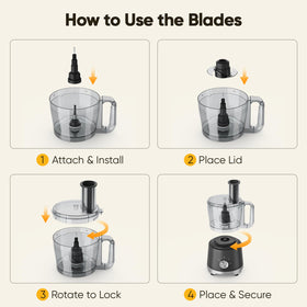 OLIXIS dishwasher-safe parts simplify cleaning after meals.