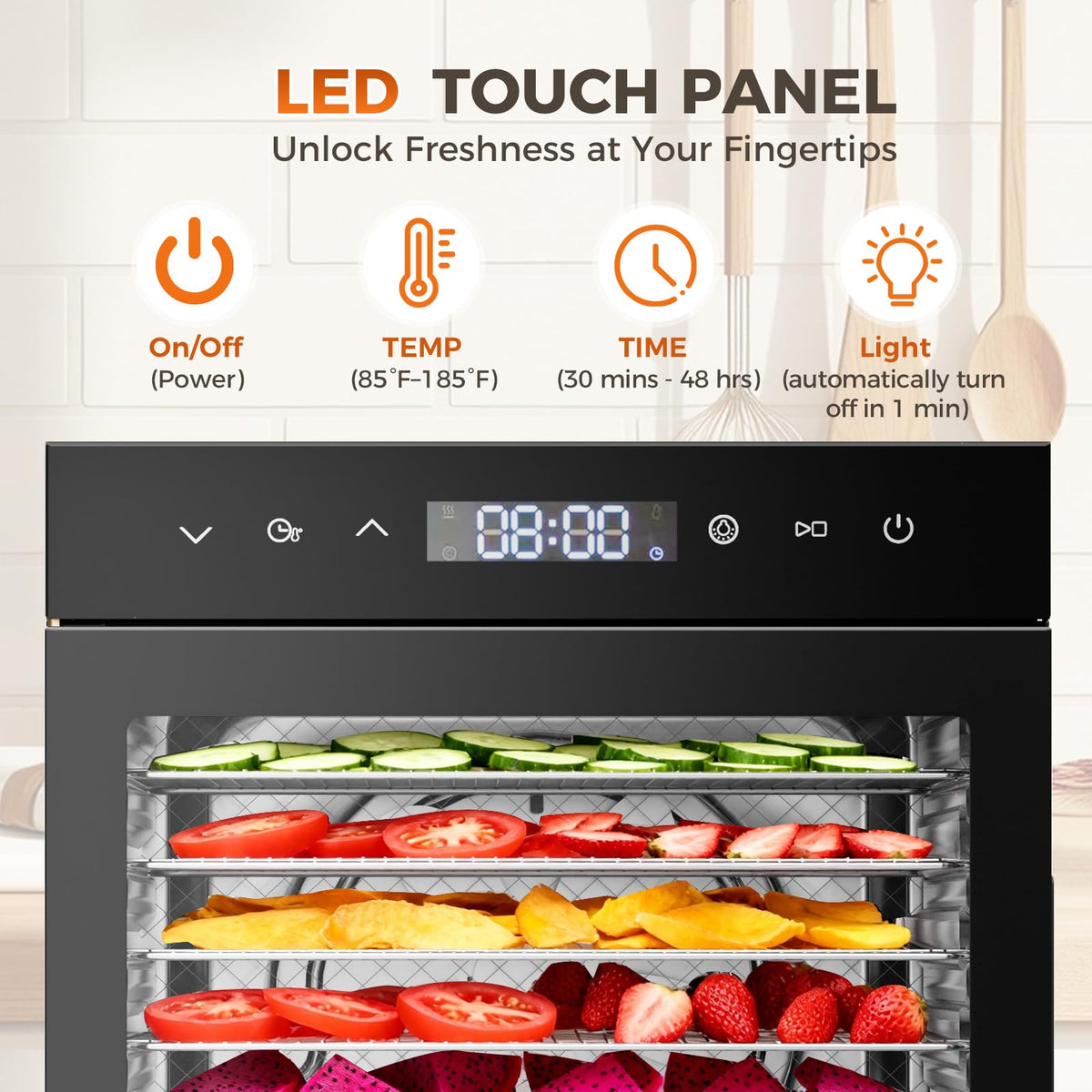 OLIXIS jerky drying system demonstrates even heat distribution for consistent results.