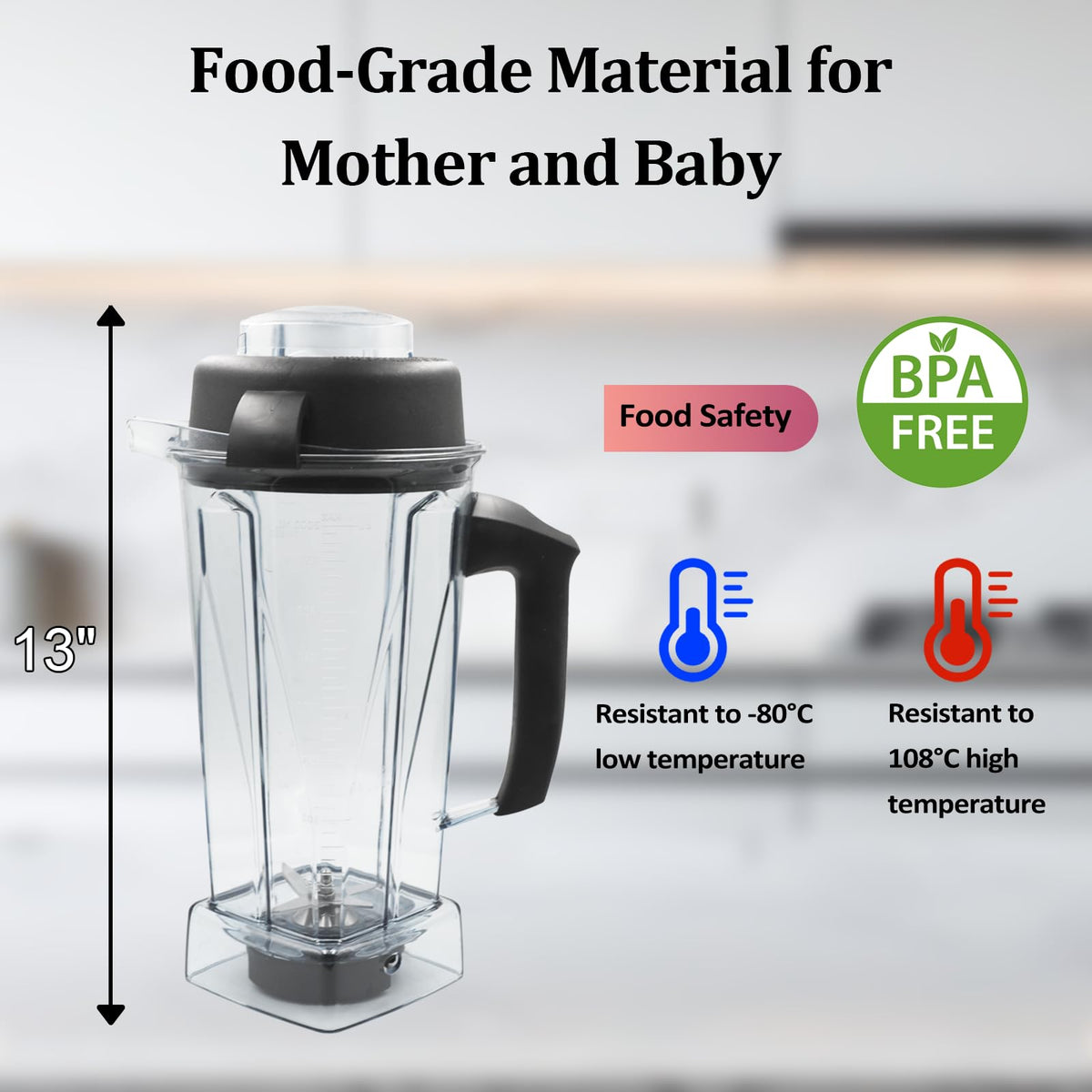 Oliyisen 64oz pitcher easy to clean after blending complex recipes