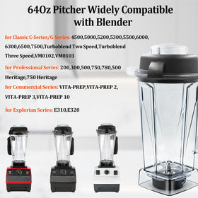 Oliyisen 64oz replacement pitcher for g-series ideal for smoothies