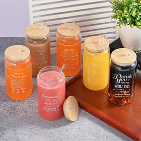OLSUNOR glass straws and brushes keep drinks clean and convenient.