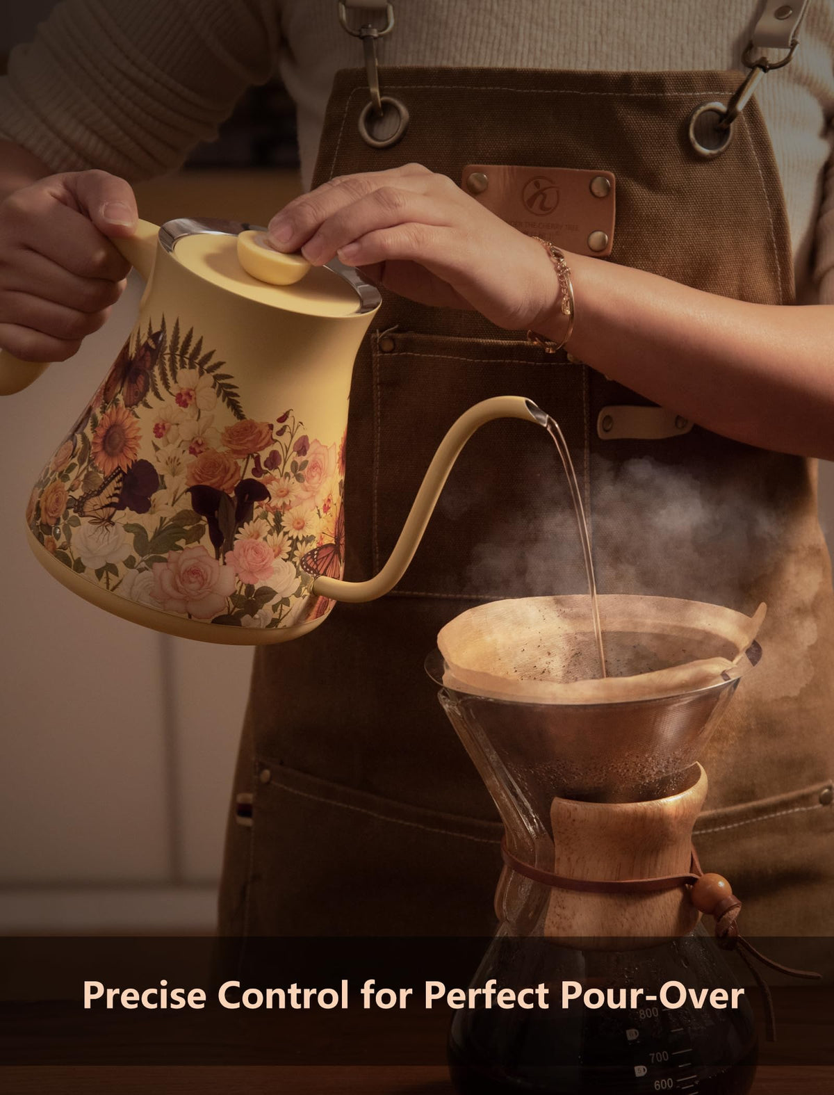 OLUMARAMIO quick-heat 1200W feature speeds up boiling for mornings.