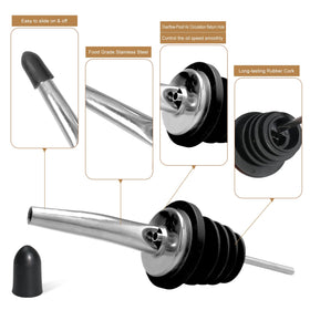 Olutacot brushes in two sizes for easy maintenance of pourers