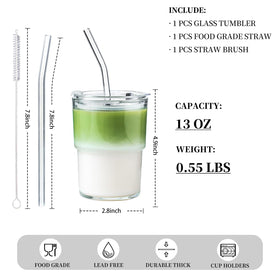 Olvini clear tumbler in car cup holder for easy transport