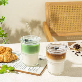 Olvini stackable glass tumbler design saves cabinet space