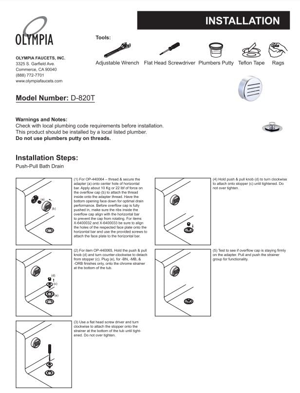 Olympia D-820T-MB installation example demonstrates a clean, integrated look