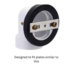 Olympia D-820T-MB patented overflow design enables seamless cover plate integration