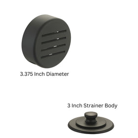 Olympia D-820T-MB PVC fitment supports D-820R-PVC installations