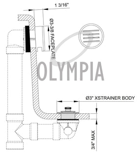 Olympia D-820T-MB PVC fitment for D-820RS-PVC ensures versatile setup