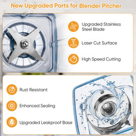 Olzeein upgraded base seals to prevent leaks during high-speed blending