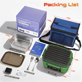 Omboos leakproof lid emphasizes secure transport and spill-free lunches.