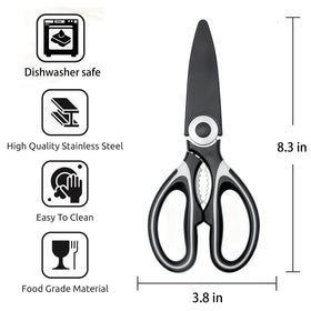 OMDAR large multi-purpose scissors slicing herbs and vegetables