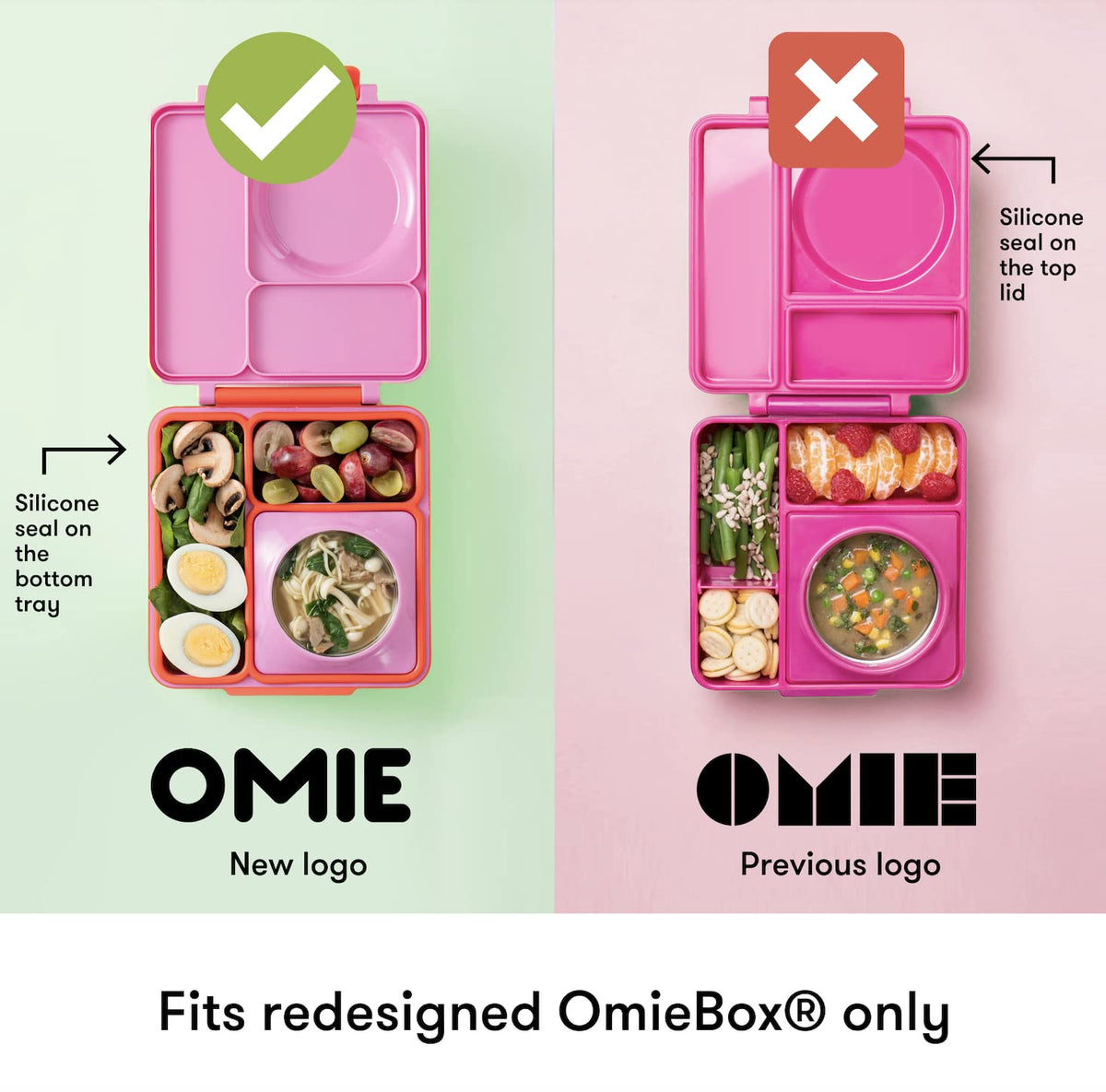 Each OmieDip holds 4 ounces, ideal for dressings and small sides.