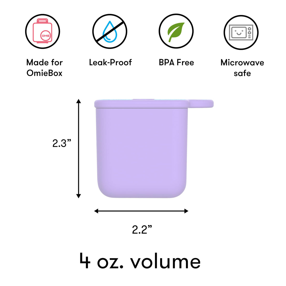 Leakproof, lightweight, and durable for OmieBox meals on the go.