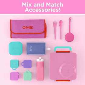 OmieBox Pink Berry open components show easy assembly and customization.