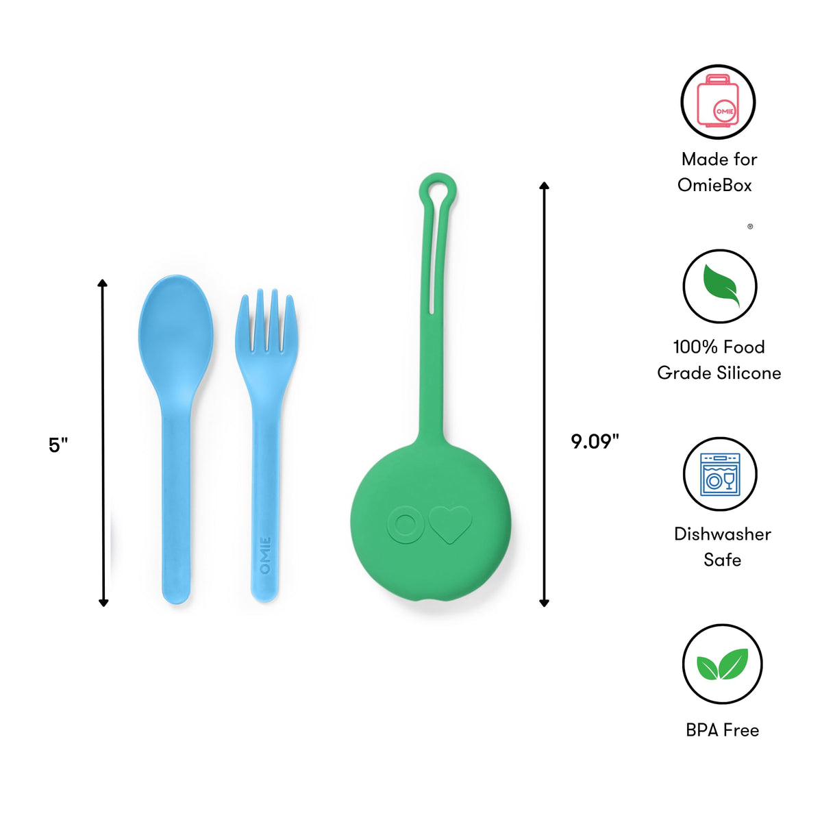 OmieBox travel-friendly utensils set compact and portable