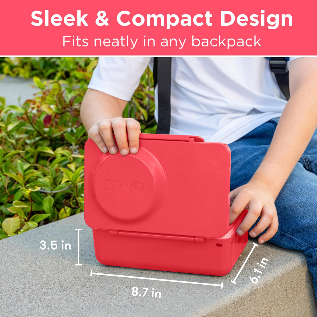 OmieBox UP BPA-free and phthalate-free for safe lunch prep.