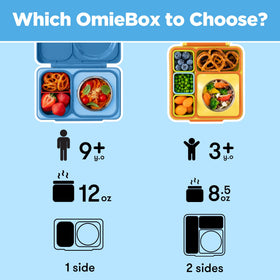 OmieBox UP dishwasher-safe design with removable seals for easy cleaning.