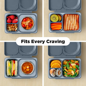 Usage for hot soups and cold fruit in one box