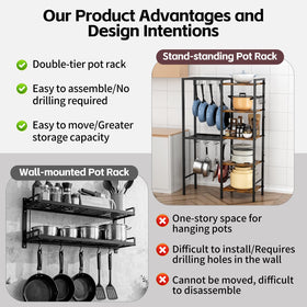 OMISRUIS heavy-duty metal frame for stability