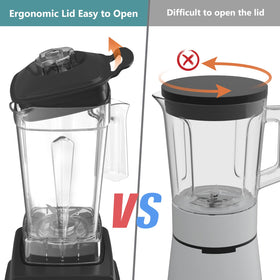 OMMO Dishwasher-safe lid for easy, quick cleanup.
