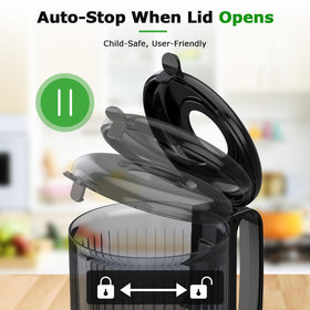 Dishwasher-safe parts make cleanup quick after juicing.