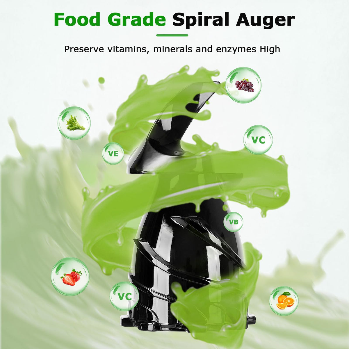 OMMO juicer delivers high juice yield with minimal oxidation.
