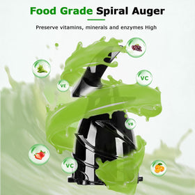 OMMO juicer delivers high juice yield with minimal oxidation.