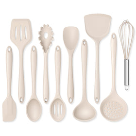 Onader solid turner for nonstick pans with secure grip