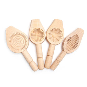 Onart Home wooden mooncake mold for precise decorative shapes.