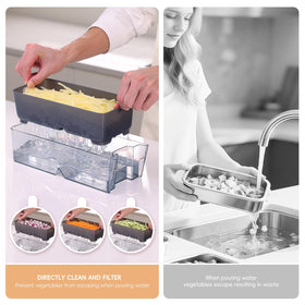 ONCE FOR ALL dishwasher-safe parts simplify post-use cleanup