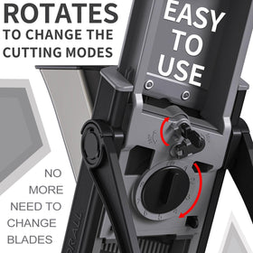 Adjustable thickness on JS03 from 0.1 to 8 mm for versatile prep