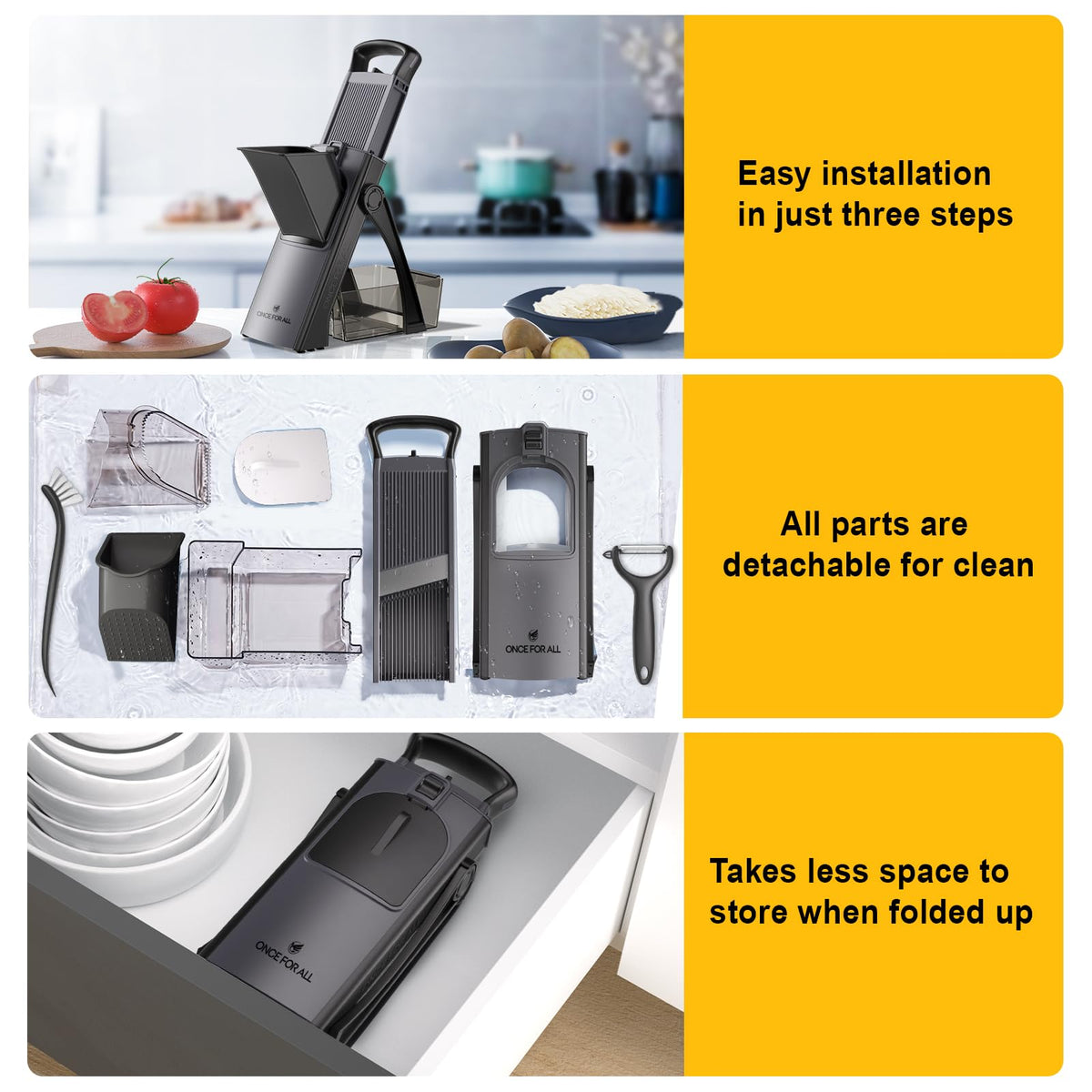 Gift-ready ONCE FOR ALL JS03 ideal for weddings and home cooks