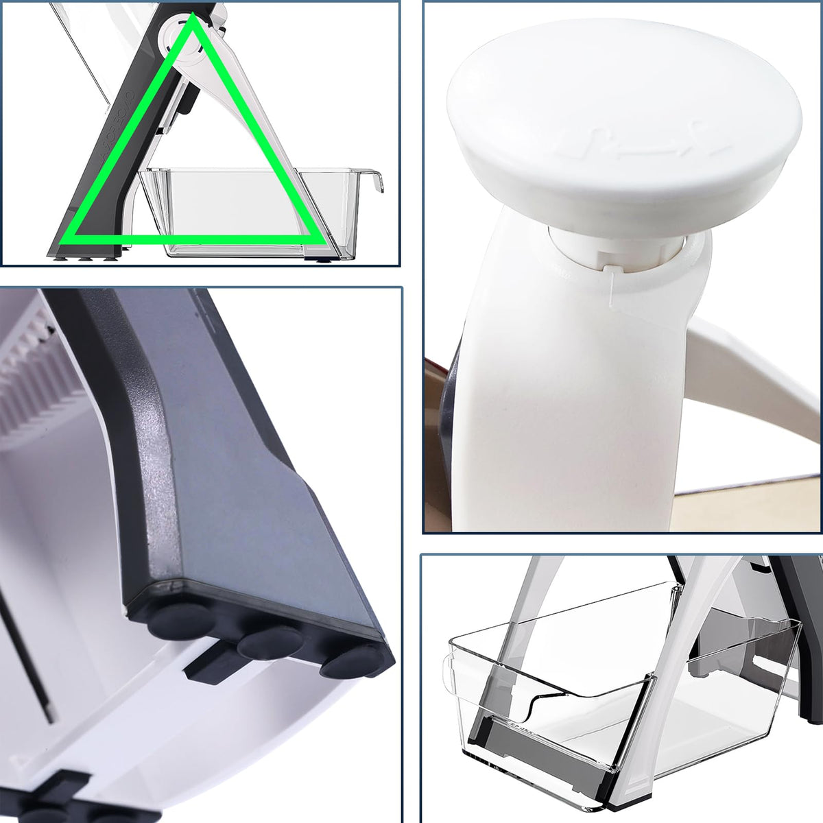 ONCE FOR ALL included cleaning brush helps remove residue under tap.