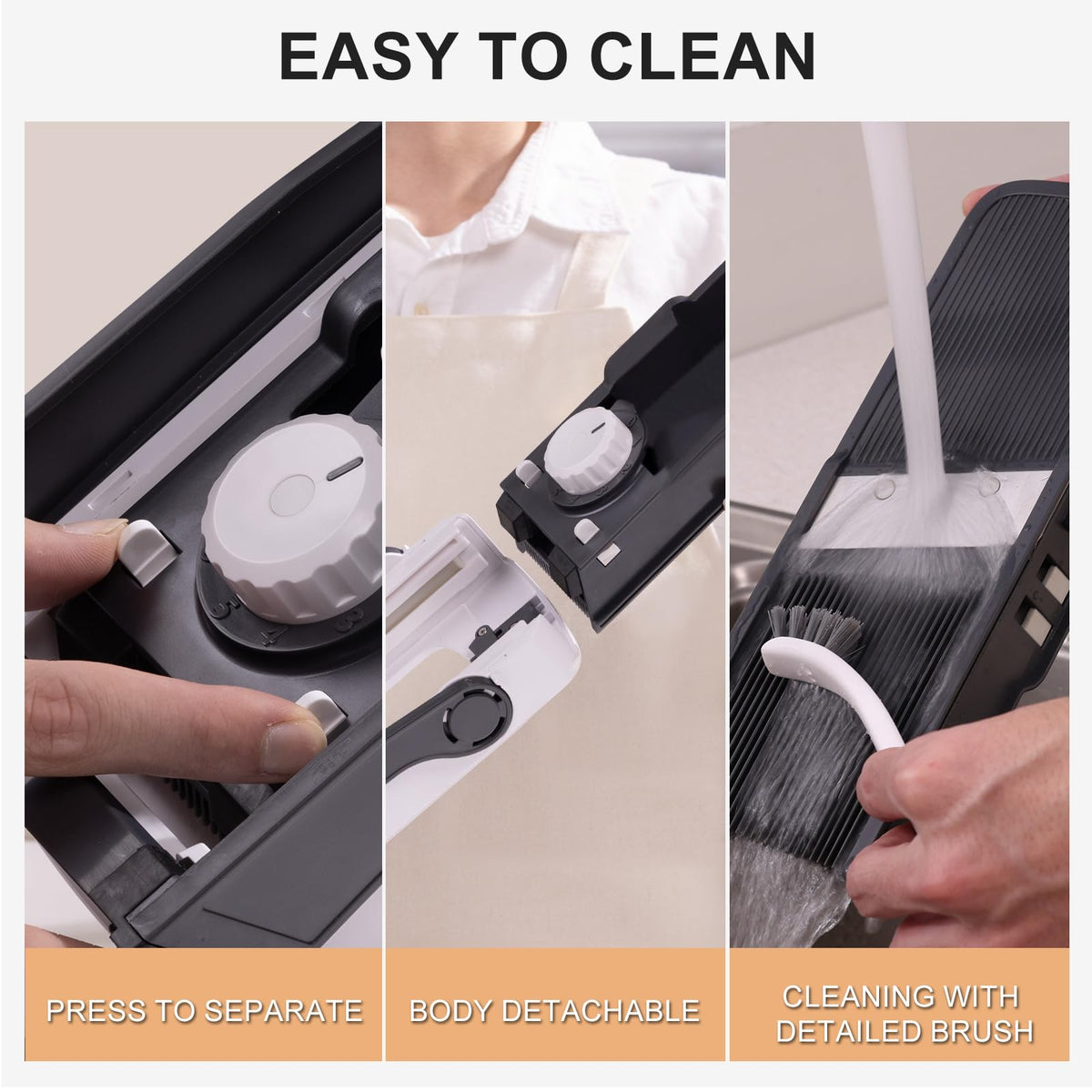 ONCE FOR ALL stable base ensures confident slicing on any surface