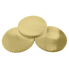 ONE MORE corrugated cake tray 12inch round provides light yet strong support.