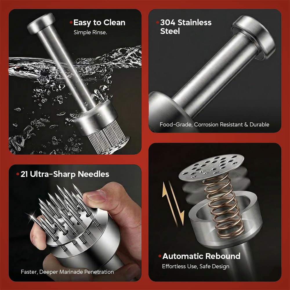 One Source Unlimited 304 stainless steel construction resists rust for everyday use.