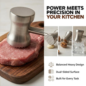 One Source Unlimited tenderizer mallet ideal for beef, pork and poultry in home cooking