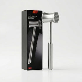 One Source Unlimited tenderizer mallet, textured side, for tenderizing steaks