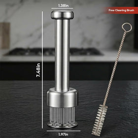 One Source Unlimited meat tenderizer with ergonomic handle for comfortable, precise pounding.