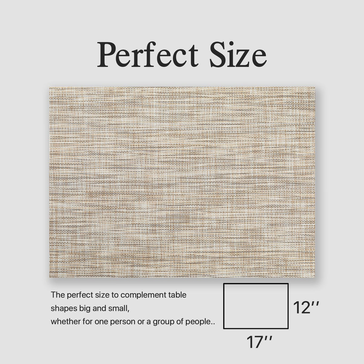 Onebento placemats six-pack displayed for versatile indoor outdoor dining.