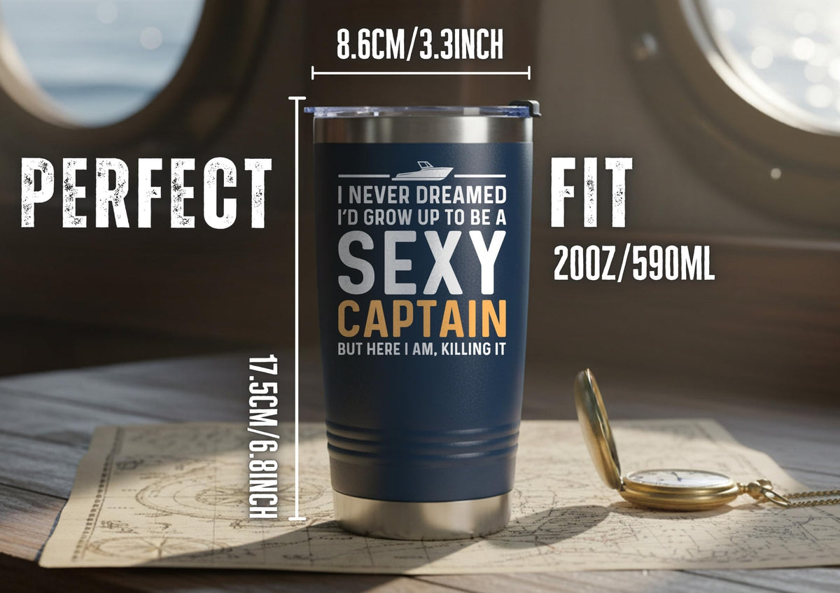 Onebttl 20oz capacity fits most cup holders on boats