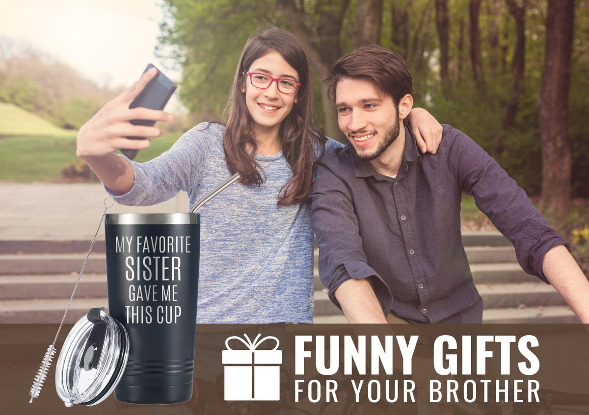 Onebttl travel mug side angle showing sleek profile ideal for gifting