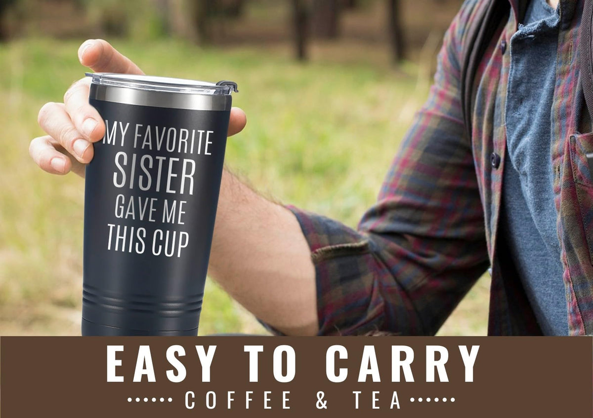 Onebttl travel mug with ice illustrating cold retention for long journeys