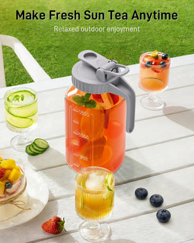 OneDream iced-tea preparation shot suitable for sun tea and cold brew.