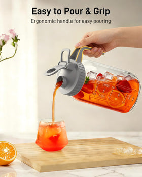 OneDream wide-mouth pitcher for quick filling and thorough cleaning.